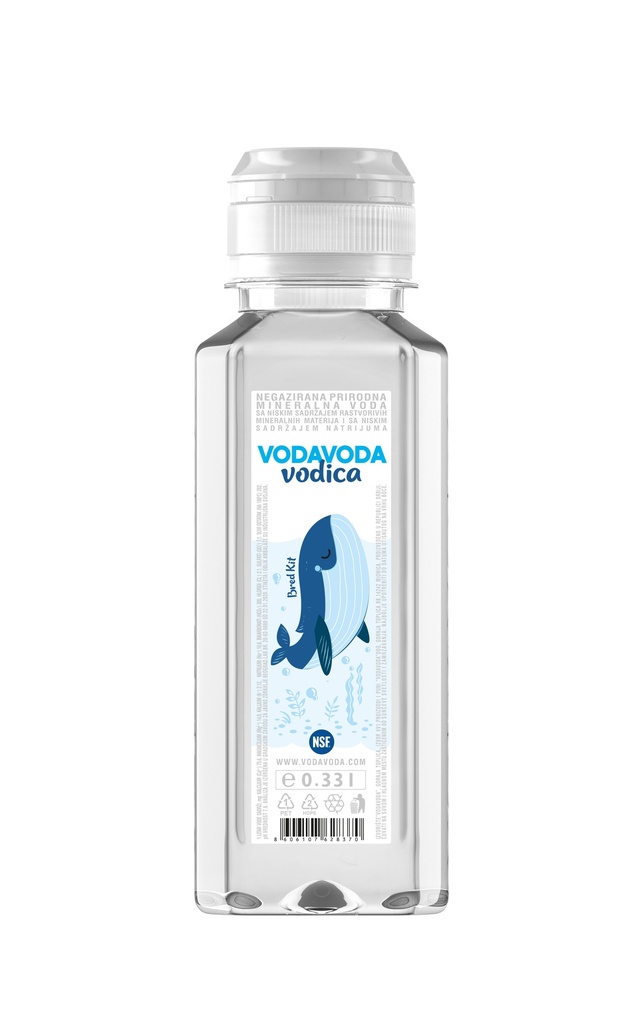 VODAVODA 330mL Plastic Water Sport Cap Pack (12pc)