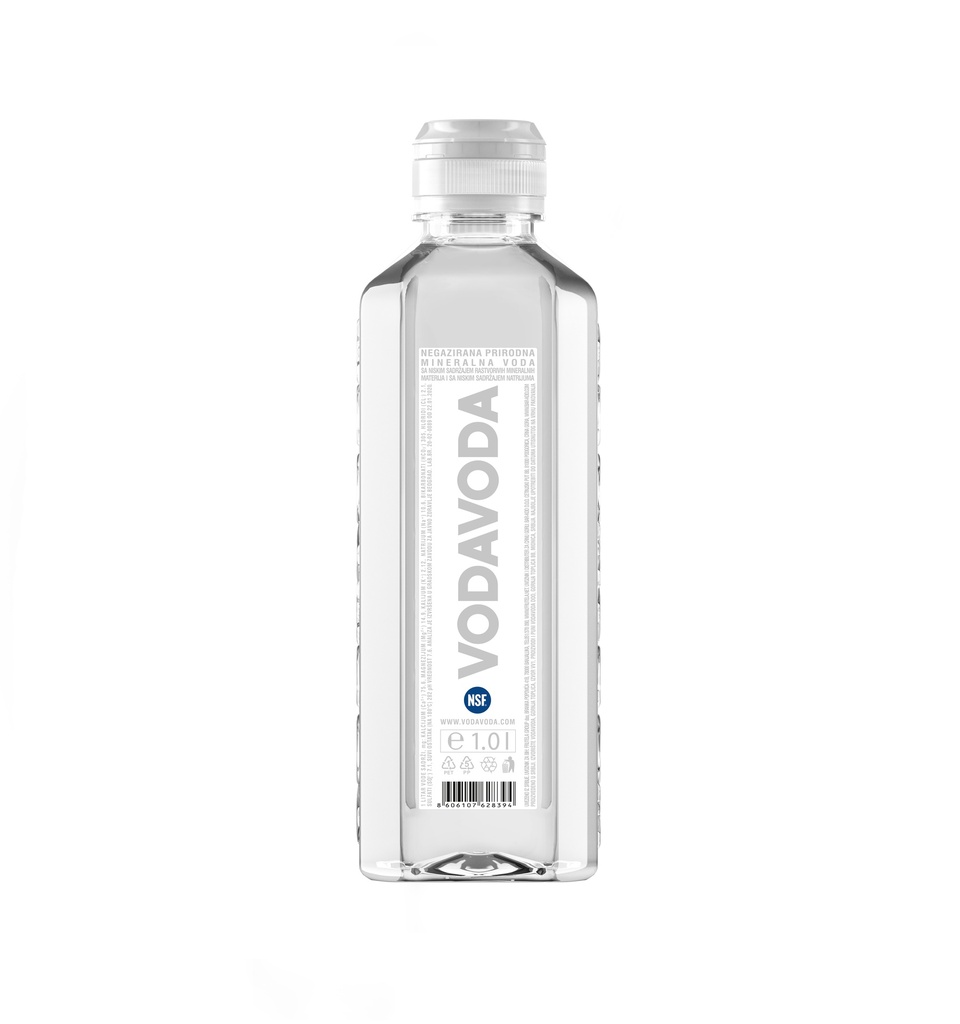 VODAVODA 1 LTR Plastic Water Sport Cap Pack (6Pcs)